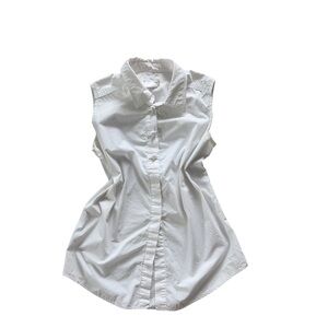 Coldwater Creek White Collared Blouse